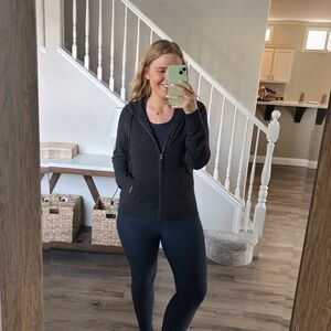 Quince Mongolian Cashmere Full Zip Hoodie Charcoal NWT Multiple Sizes Available